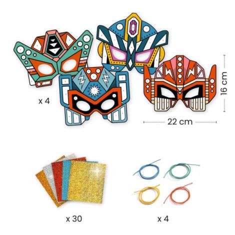 Joc creativ DIY Masti roboti, Djeco - poza 3