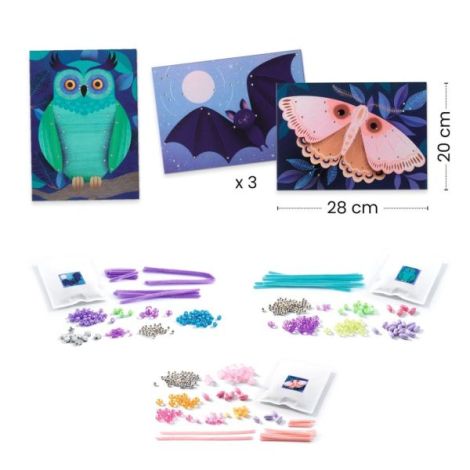 Joc creativ margele Luminează noaptea, Djeco - poza 3