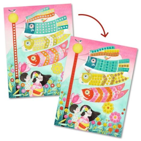 Joc creativ mozaic Arta japoneza, Djeco - poza 4