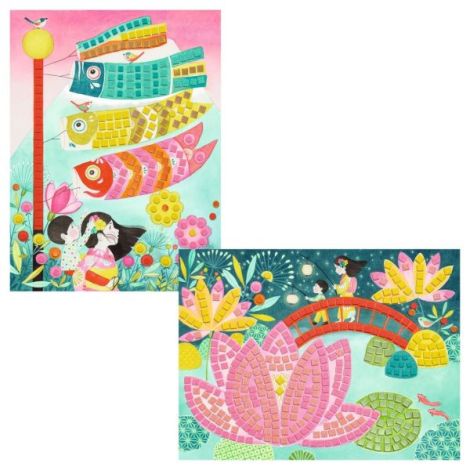 Joc creativ mozaic Arta japoneza, Djeco - poza 5