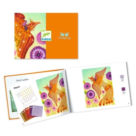 Joc creativ mozaic Creaturi mitice, Djeco - poza 4