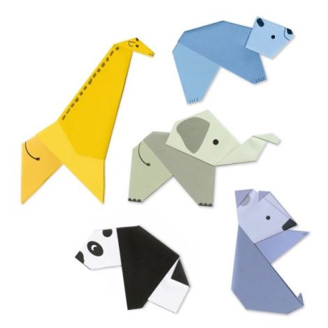 Joc creativ origami Jungla vesela, Djeco - poza 4