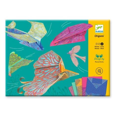 Joc creativ origami Pasari inaripate, Djeco - poza 1