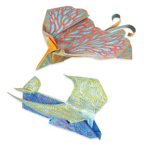 Joc creativ origami Pasari inaripate, Djeco - poza 3