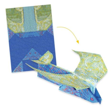 Joc creativ origami Pasari inaripate, Djeco - poza 4