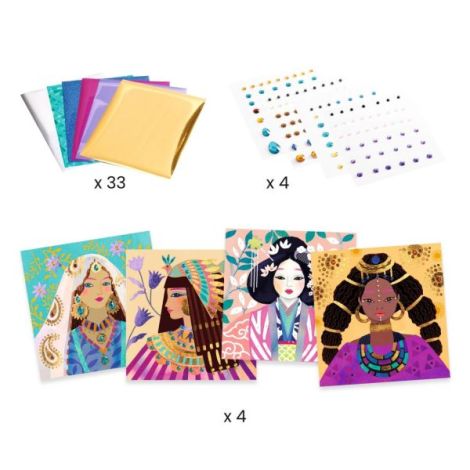 Joc creativ Portrete, Djeco - poza 3
