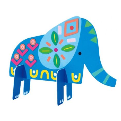 Joc creativ Stick N Play cu scene 3D si stickere repozitionabile - Animale Safari - poza 4