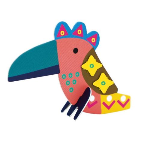 Joc creativ Stick N Play cu scene 3D si stickere repozitionabile - Animale Safari - poza 5