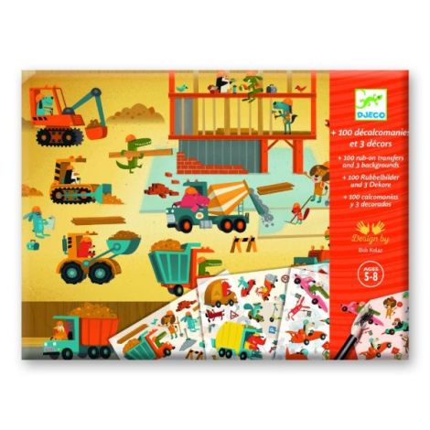 Joc creativ Transferuri cu vehicule, Djeco - poza 1