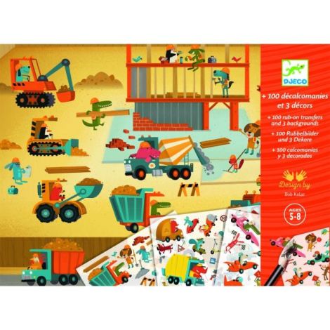 Joc creativ Transferuri cu vehicule, Djeco - poza 2