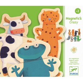 Joc cu magneţi Djeco Animale- amuzante - poza 1