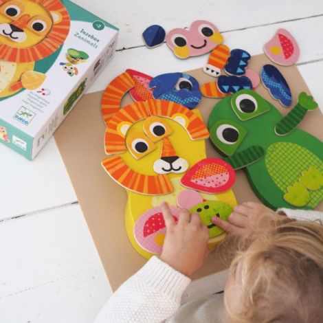 Joc cu magneti Zanimals, Djeco - poza 3