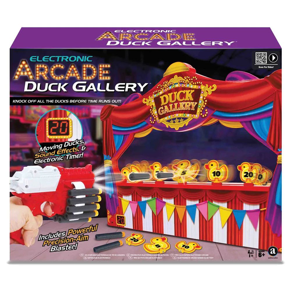 Joc cu tinta electronica cu rate si blaster Ambassador Arcade Duck Gallery - poza 2