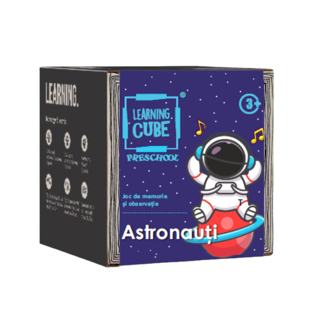 Joc de atentie Learning Cube - Astronauti