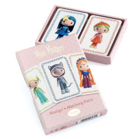 Joc de carti Djeco Mini Mistigri, printesele Tinyly - poza 1