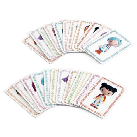 Joc de carti Djeco Mini Mistigri, printesele Tinyly - poza 2