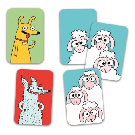 Joc de carti Swip Sheep, Djeco - poza 2