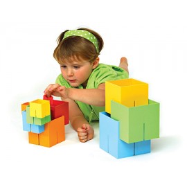 Joc de constructie Cuburi DADO Original - Fat Brain Toys - poza 3