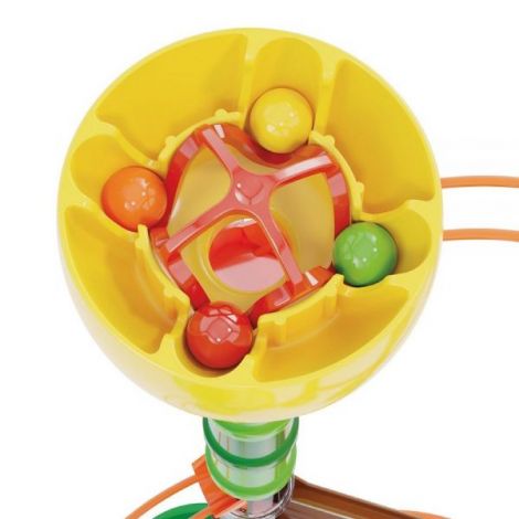 Joc de construcție educativ Migoga Jungle Marble Run Super, 4-10 ani, Quercetti Q06582 - poza 3