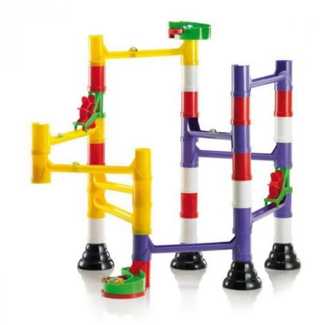 Joc de construcție educativ Migoga Marble Run Basic, 4-10 ani, Quercetti Q06535 - poza 2