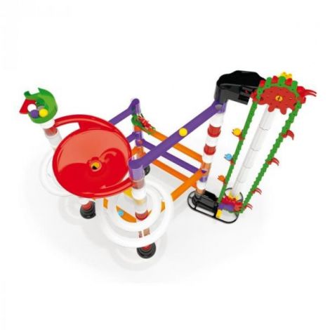Joc de construcție educativ Migoga Marble Run Elevator, 5+ ani, Quercetti Q06576 - poza 2