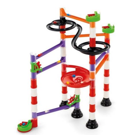 Joc de construcție educativ Migoga Marble Run Vortis, 5-12 ani, Quercetti Q06538 - poza 1