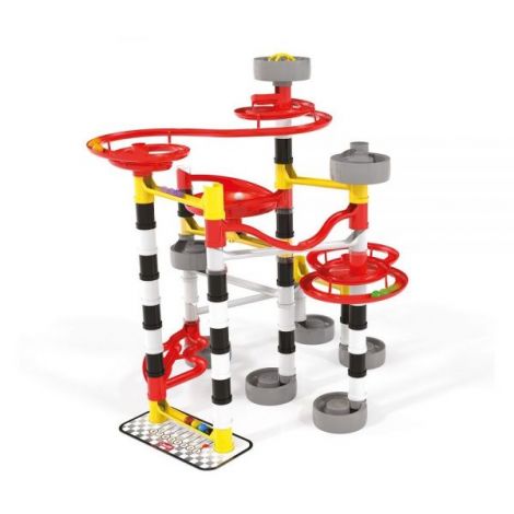 Joc de construcție educativ Migoga Race Marble Run, 6-12 ani, Quercetti Q06560 - poza 4