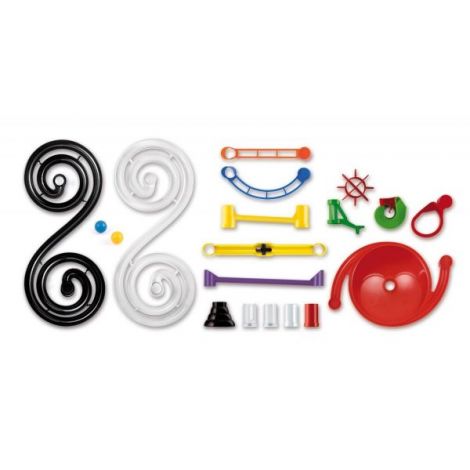 Joc de construcție educativ Migoga Super Marble Run Maxi, 6-14 ani, Quercetti Q06588 - poza 1