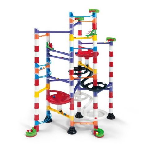 Joc de construcție educativ Migoga Super Marble Run Maxi, 6-14 ani, Quercetti Q06588 - poza 2