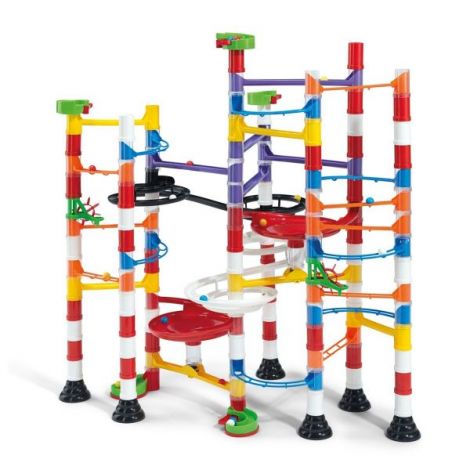 Joc de construcție educativ Migoga Super Marble Run Maxi, 6-14 ani, Quercetti Q06588 - poza 5