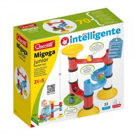 Joc de construcție educativ Set Migoga Junior Basic, 1½-5 ani, Quercetti Q06502 - poza 1