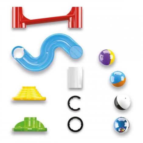 Joc de construcție educativ Set Migoga Junior Marble Run, 1½-5 ani, Quercetti Q06506 - poza 2