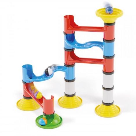 Joc de construcție educativ Set Migoga Junior Marble Run, 1½-5 ani, Quercetti Q06506 - poza 4
