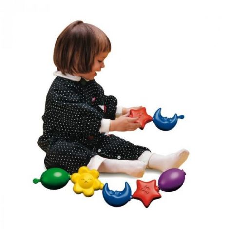 Joc de construcție Geokid - Primele stelute, 1-3 ani, Quercetti Q04130 - poza 1