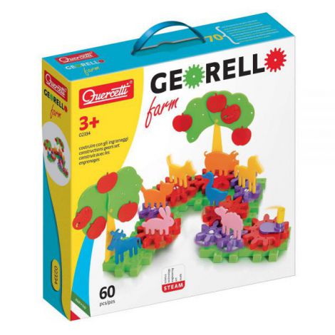 Joc de construcție Georello Farm, 3-7 ani, Quercetti Q02334 - poza 1