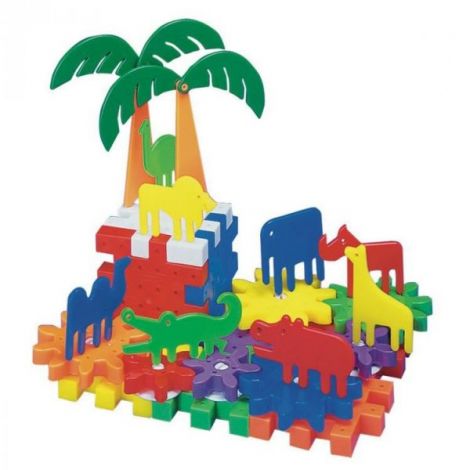 Joc de construcție Georello Jungle, 3-7 ani, Quercetti Q02336 - poza 3