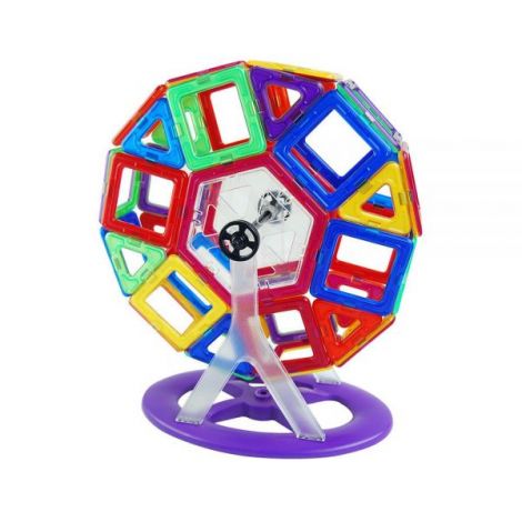Joc de constructie magnetic - 118 piese - poza 3