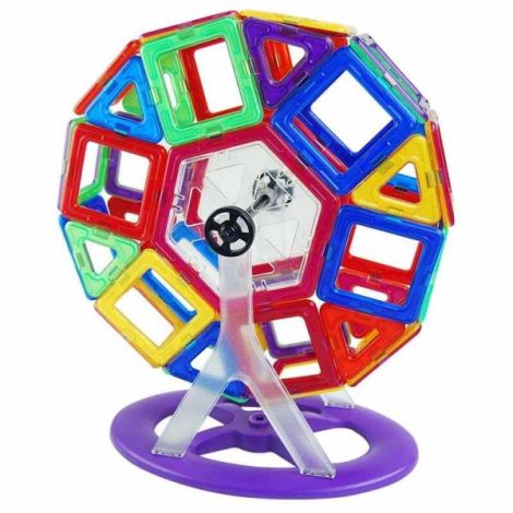 Joc de constructie magnetic - 166 piese - poza 1