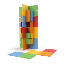 Joc de constructie Patrate DADO Original - Fat Brain Toys - poza 1