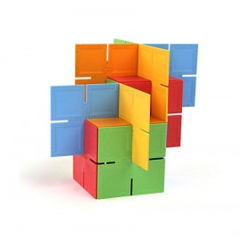 Joc de constructie Patrate DADO Original - Fat Brain Toys - poza 2
