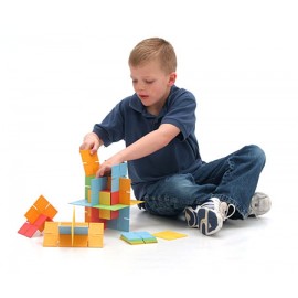 Joc de constructie Patrate DADO Original - Fat Brain Toys - poza 3