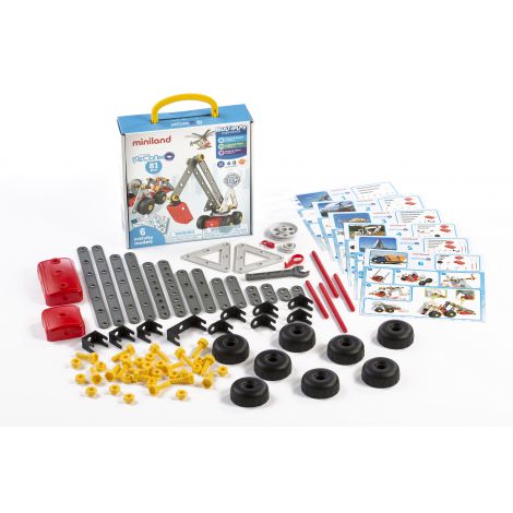 Joc de constructii Activity Mecaniko 81 Miniland - poza 1