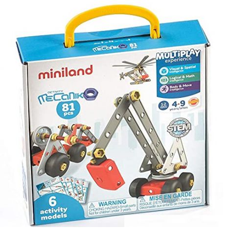 Joc de constructii Activity Mecaniko 81 Miniland - poza 5