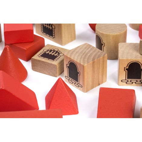 Joc de constructii din lemn Castel ECO - poza 3