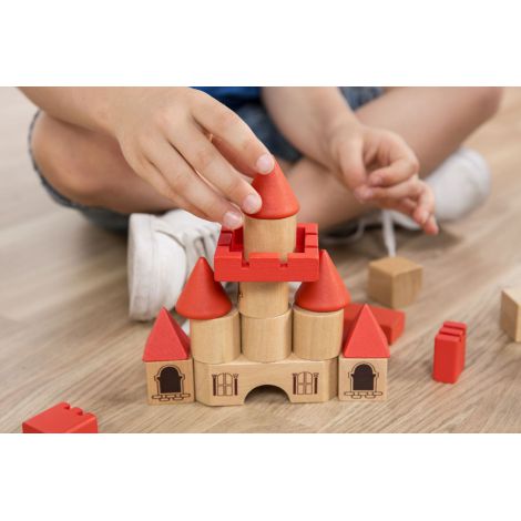 Joc de constructii din lemn Castel ECO - poza 4