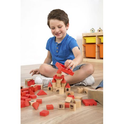 Joc de constructii din lemn Castel ECO - poza 5