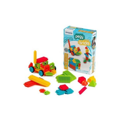 Joc de constructii Pegy Bricks 36 Miniland - poza 1