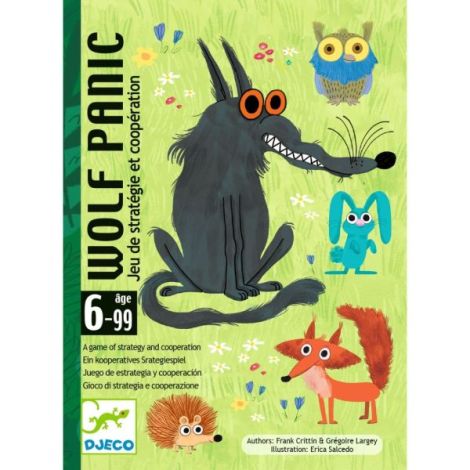Joc de cooperare cu carti Wolf Panic, Djeco - poza 2