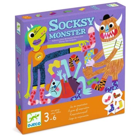 Joc de cooperare Socksy Monster, Djeco - poza 1