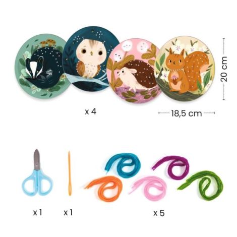 Joc de creatie Introducere in broderie, Djeco - poza 3